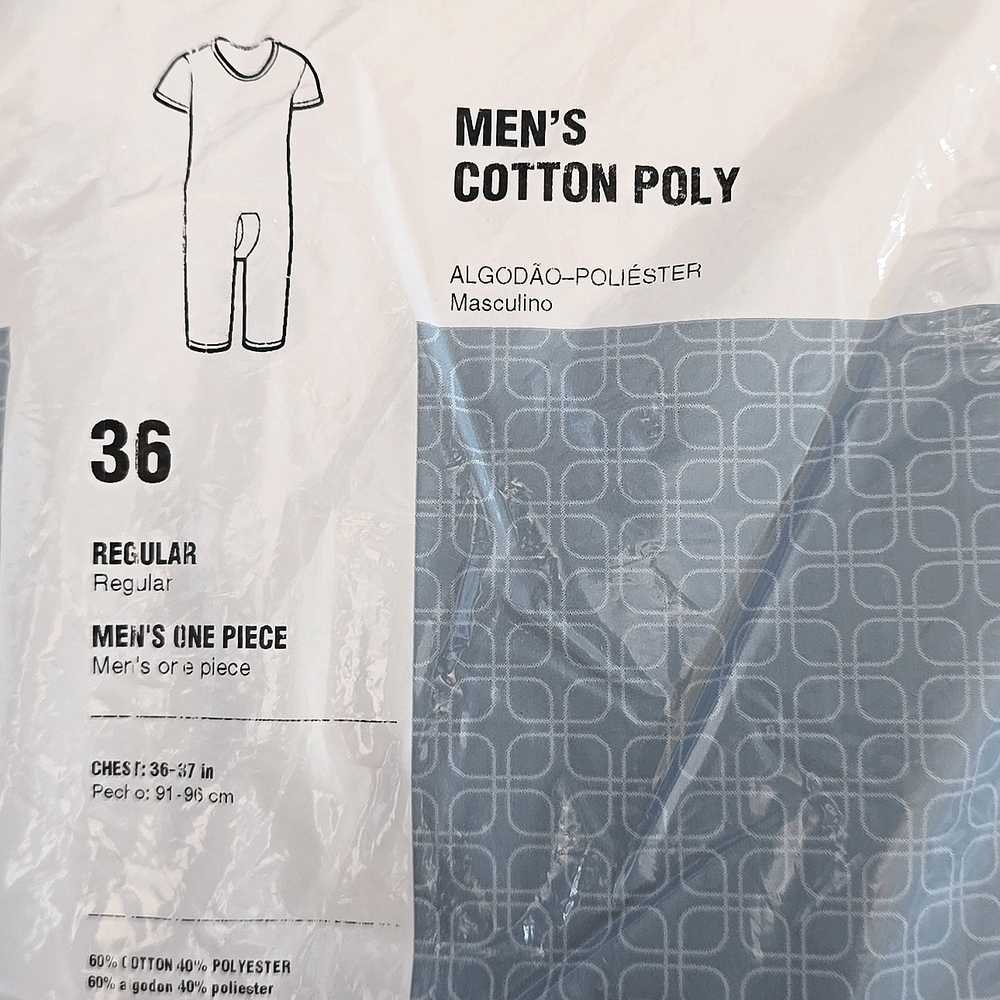 Exclusive LDS Mormon Garments Men's Cotton Poly One Piece